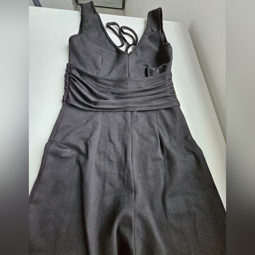 Cushnie Et Ochs × Carbone 38 Black Wide Leg Wrapped Waist Cut Out Jumpsuit - Picture 10 of 15
